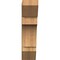 Ekena Millwork Westlake Slat Rough Sawn Bracket, Western Red Cedar, 6"W x 20"D x 24"H BKT06X20X24WTL06RWR - alternate 2